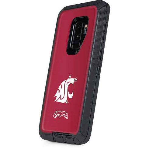 Washington State University Cougars Logo Otterbox Defender Galaxy Skin