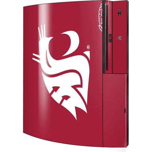 Washington State University Cougars Logo Playstation 3 & PS3 Skin