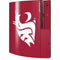 Washington State University Cougars Logo Playstation 3 & PS3 Skin