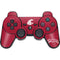 Washington State University Cougars Logo PS3 Dual Shock wireless controller Skin