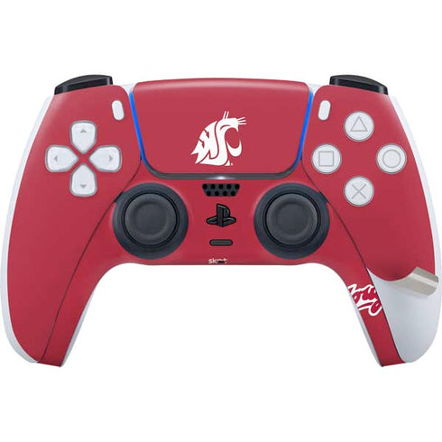 Washington State University Cougars Logo PS5 Pro Bundle Skin