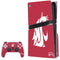 Washington State University Cougars Logo PS5 Pro Disk Bundle Skin