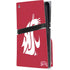 Washington State University Cougars Logo PS5 Pro Disk Console Skin