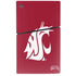 Washington State University Cougars Logo PS5 Slim Disk Console Skin