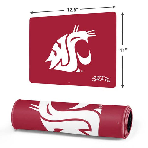 Washington State University Cougars Logo Gaming Mouse Pad