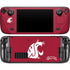 Washington State University Cougars Logo Steam Deck Handheld Gaming Computer OLED Skin