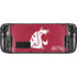 Washington State University Cougars Logo Steam Deck Handheld Gaming Computer OLED Skin