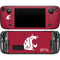 Washington State University Cougars Logo Steam Deck Handheld Gaming Computer Skin