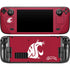 Washington State University Cougars Logo Steam Deck Handheld Gaming Computer Skin