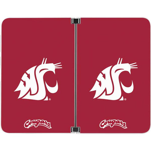 Washington State University Cougars Logo Surface Duo Skin