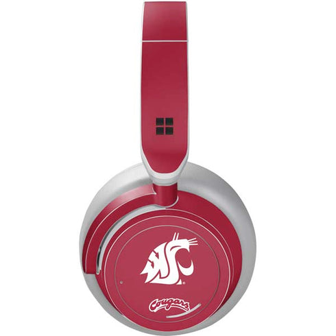 Washington State University Cougars Logo Surface Headphones Skin