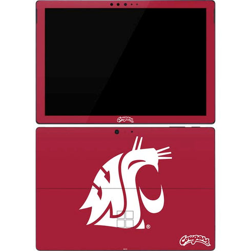 Washington State University Cougars Logo Surface Pro 7 Skin