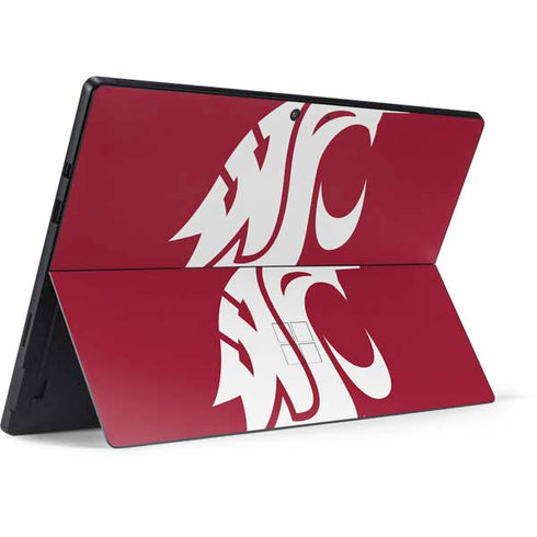 Washington State University Cougars Logo Surface Pro 7 Skin