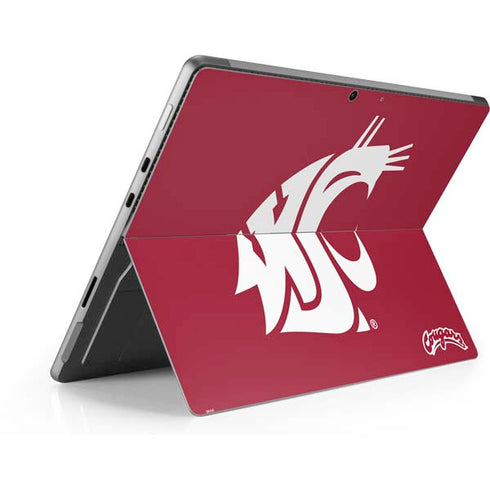 Washington State University Cougars Logo Surface Pro 8 Skin