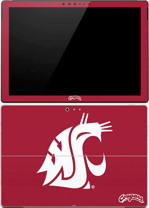 Washington State University Cougars Logo Surface Pro (2017) Skin