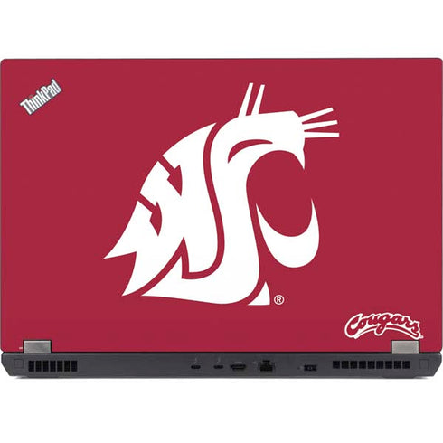 Washington State University Cougars Logo Lenovo ThinkPad Skin
