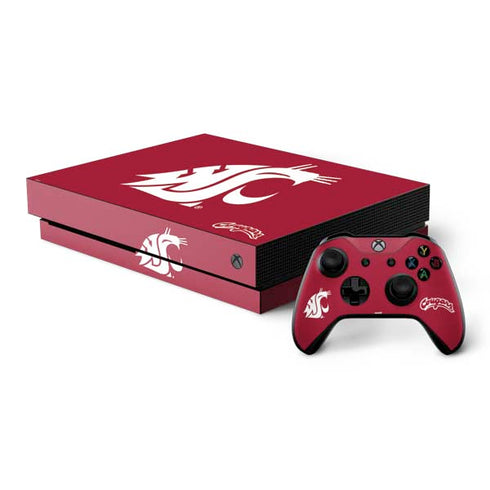 Washington State University Cougars Logo Xbox One Skins