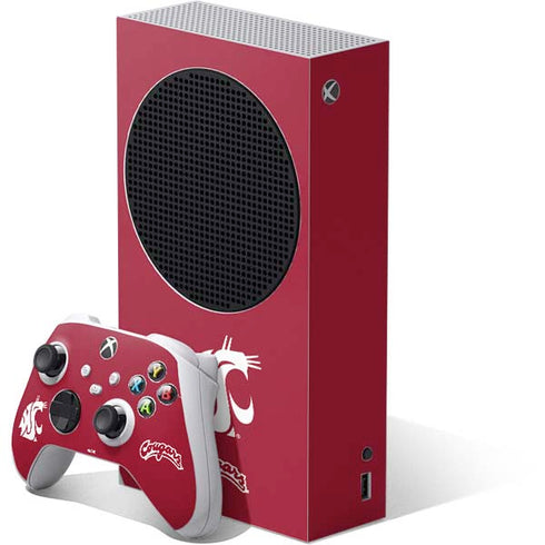 Washington State University Cougars Logo Xbox Series S Bundle Skin