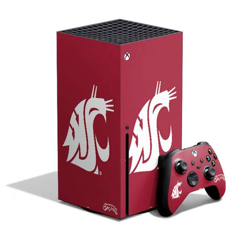Washington State University Cougars Logo Xbox Series X Bundle Skin