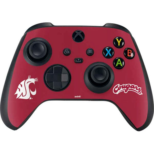 Washington State University Cougars Logo Xbox Series X Controller Skin