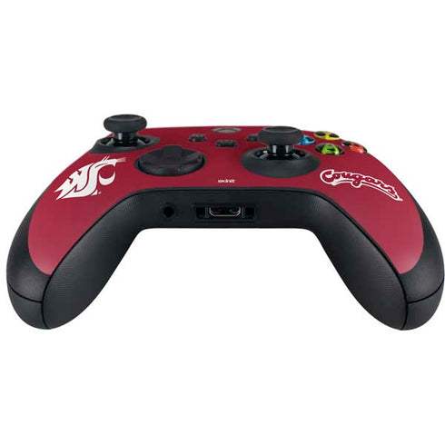 Washington State University Cougars Logo Xbox Series X Controller Skin