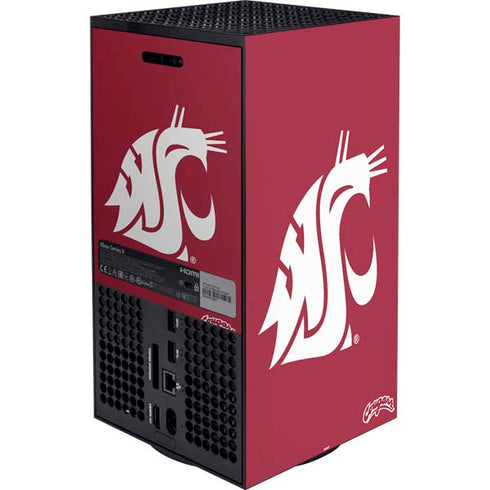 Washington State University Cougars Logo XBox Series X Digital Edition Bundle Skin