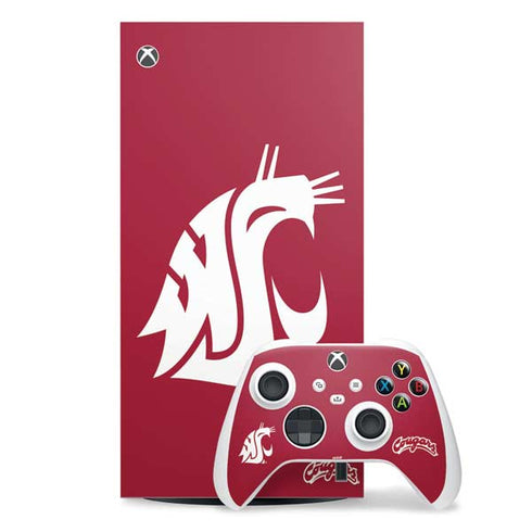 Washington State University Cougars Logo Xbox Series X Skins