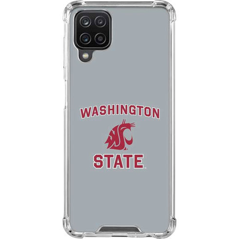 Washington State University Logo Galaxy A12 Clear Case