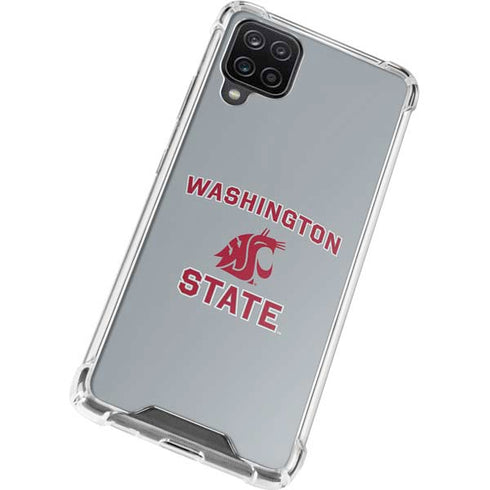 Washington State University Logo Galaxy A12 Clear Case