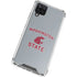 Washington State University Logo Galaxy A12 Clear Case