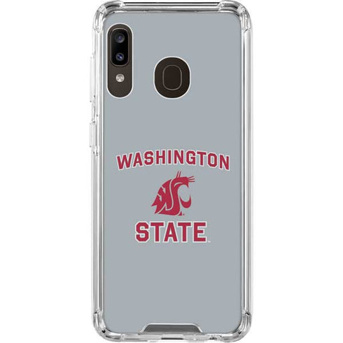Washington State University Logo Galaxy A30 Clear Case