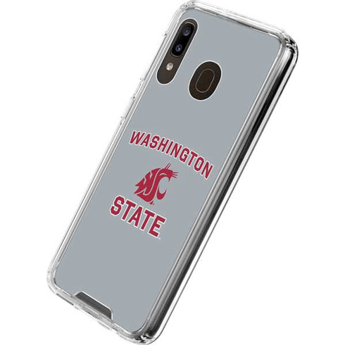 Washington State University Logo Galaxy A30 Clear Case
