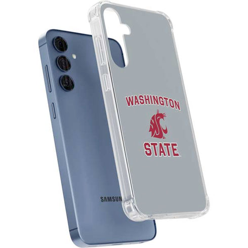 Washington State University Logo Galaxy A35 5G Clear Case