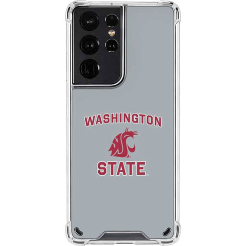 Washington State University Logo Galaxy S21 Ultra 5G Clear Case