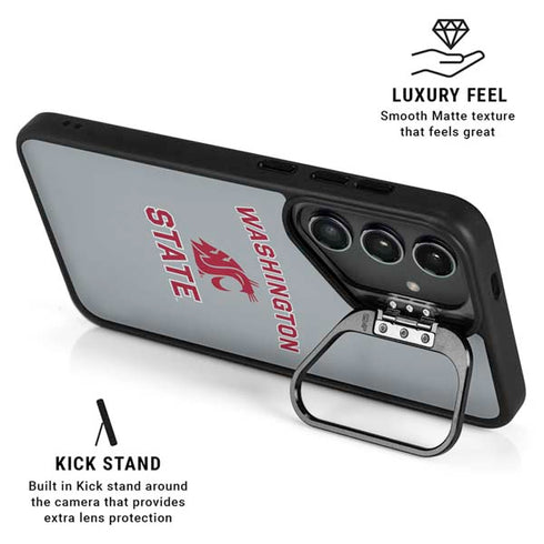 Washington State University Logo Galaxy S25 Plus Kickstand Case