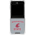 Washington State University Logo Galaxy Z Flip6 Clear Case
