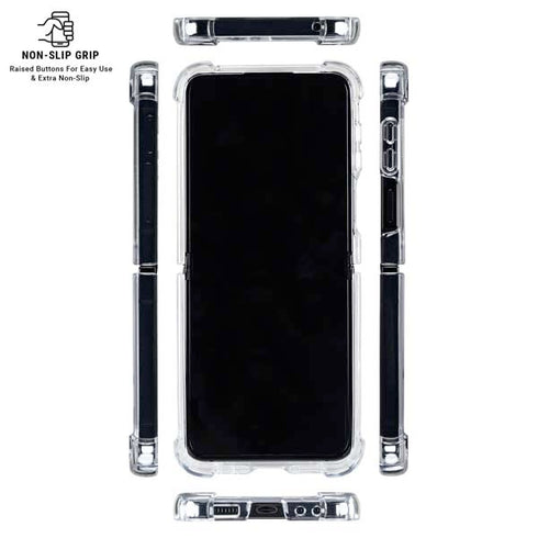 Washington State University Logo Galaxy Z Flip6 Clear Case