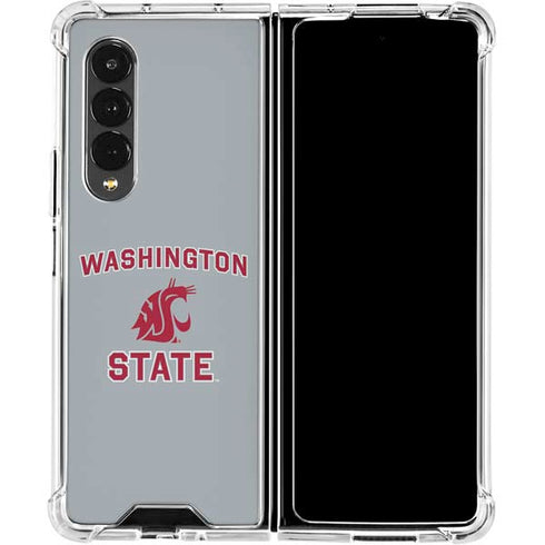 Washington State University Logo Galaxy Z Fold4 5G Clear Case