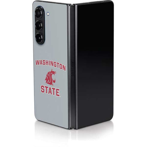Washington State University Logo Galaxy Z Fold5 5G Skin