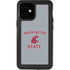 Washington State University Logo iPhone 12 Mini Waterproof Case