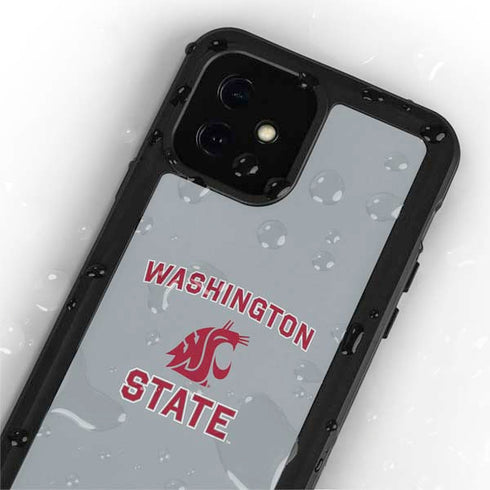 Washington State University Logo iPhone 12 Mini Waterproof Case