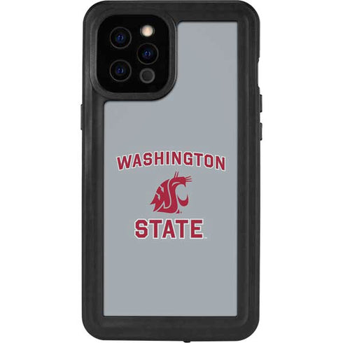 Washington State University Logo iPhone 12 Pro Max Waterproof Case