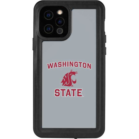 Washington State University Logo iPhone 12 Pro Waterproof Case