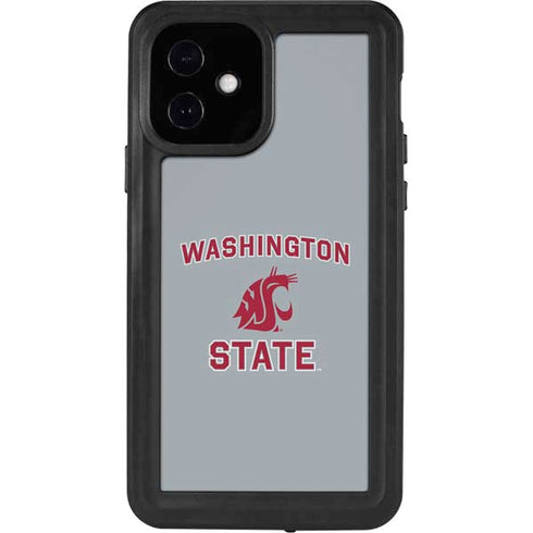 Washington State University Logo iPhone 12 Waterproof Case