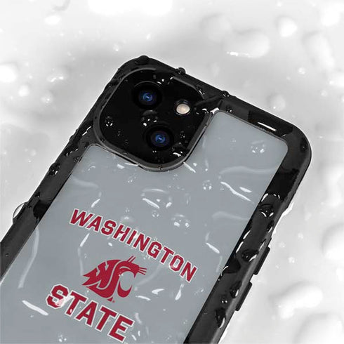 Washington State University Logo iPhone 13 Mini Waterproof Case