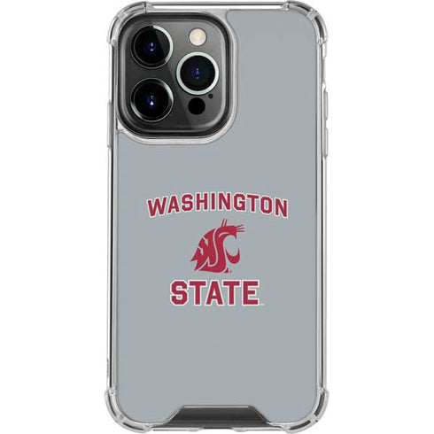 Washington State University Logo iPhone 13 Pro Clear Case