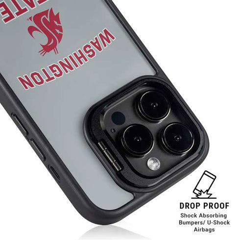 Washington State University Logo iPhone 13 Pro Kickstand Case