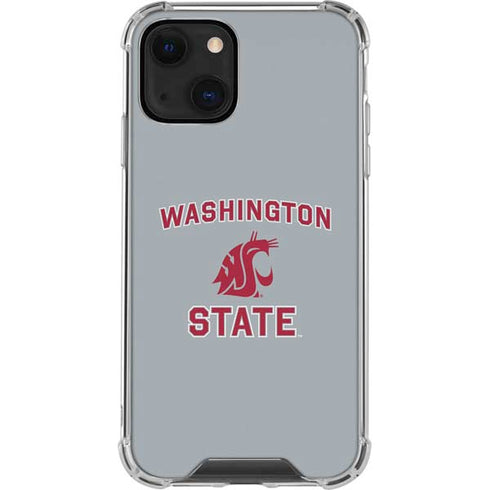 Washington State University Logo iPhone 14 Clear Case