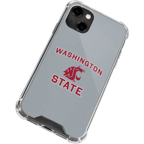 Washington State University Logo iPhone 14 Clear Case