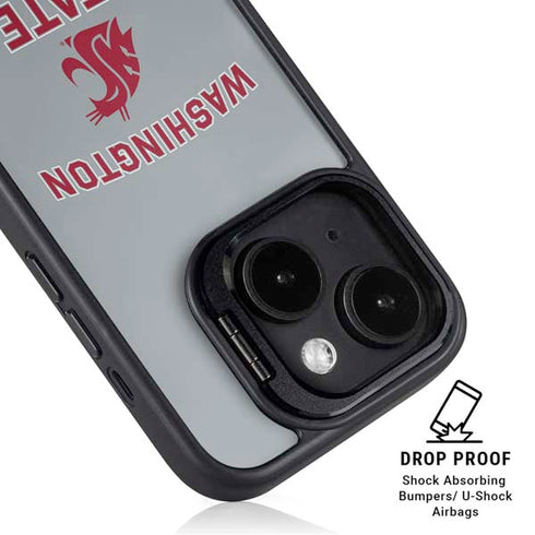 Washington State University Logo iPhone 14 Kickstand Case